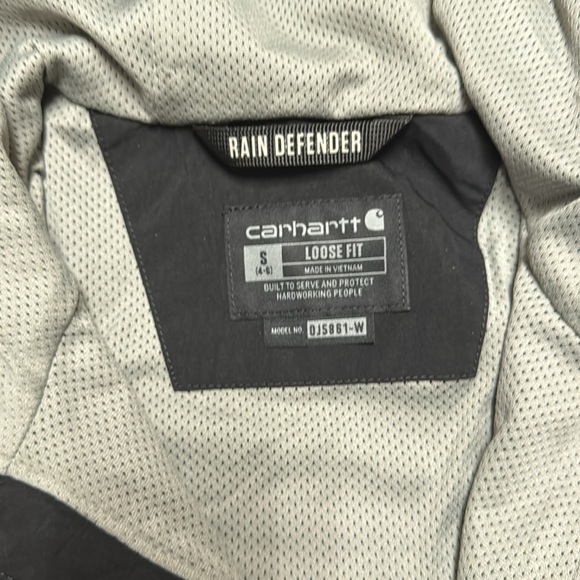 Carhartt women rain defender half zip jacket. Small - Picture 4 of 9